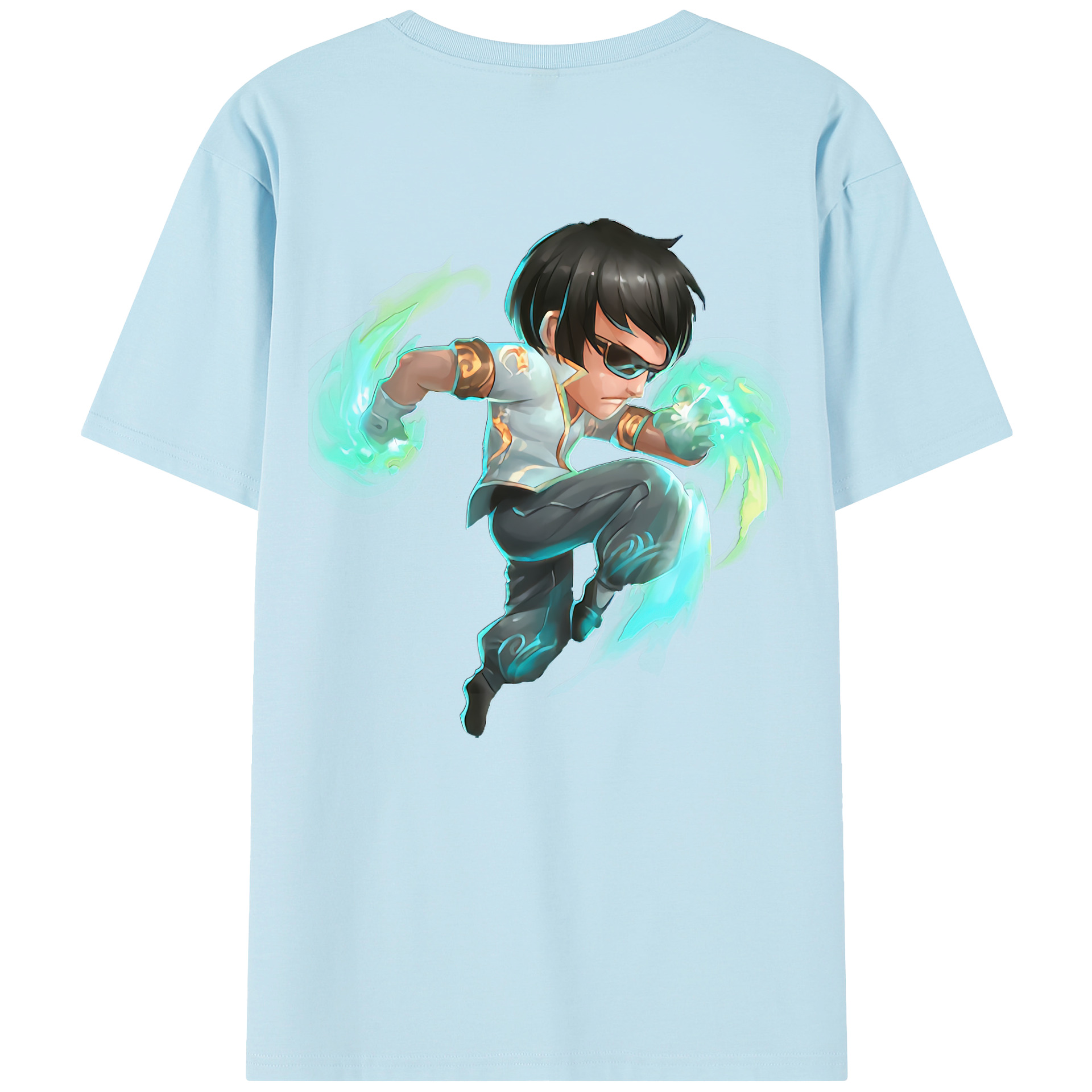 リーグ・オブ・レジェンド League of Legends LOL 綿100％半袖Tシャツ（背面プリント）